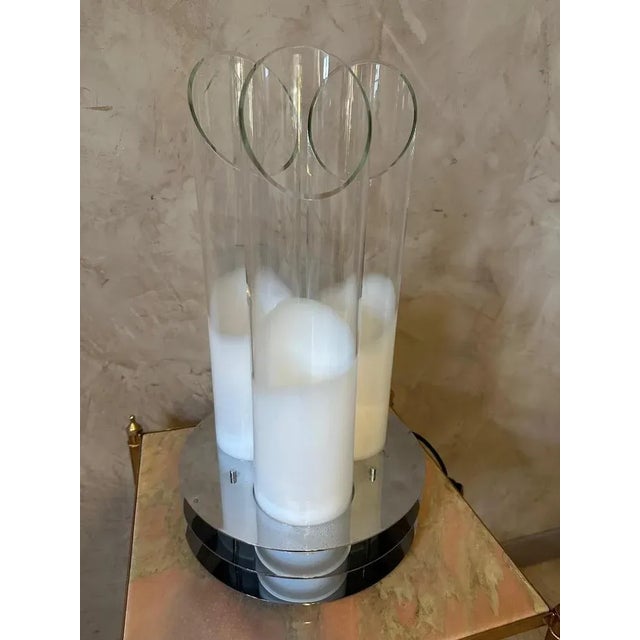 Metal Vintage Table Lamp, 1970 For Sale - Image 7 of 11