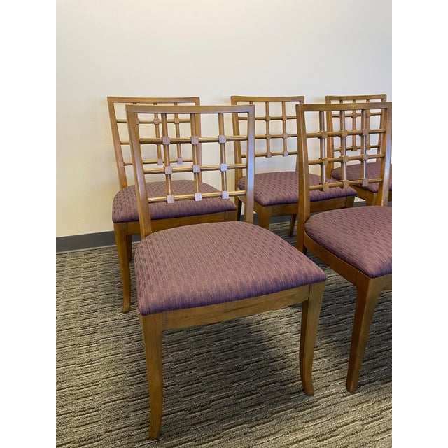 1960s Set of Six Vintage Drexel Dining Chairs Chairish