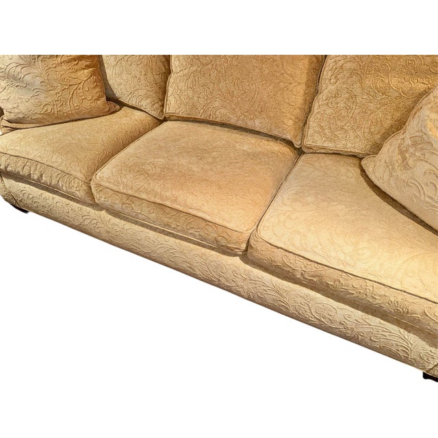 Stickley Three Cushion Sofa With Pillows; Exceptional Style and Form For Sale - Image 11 of 12