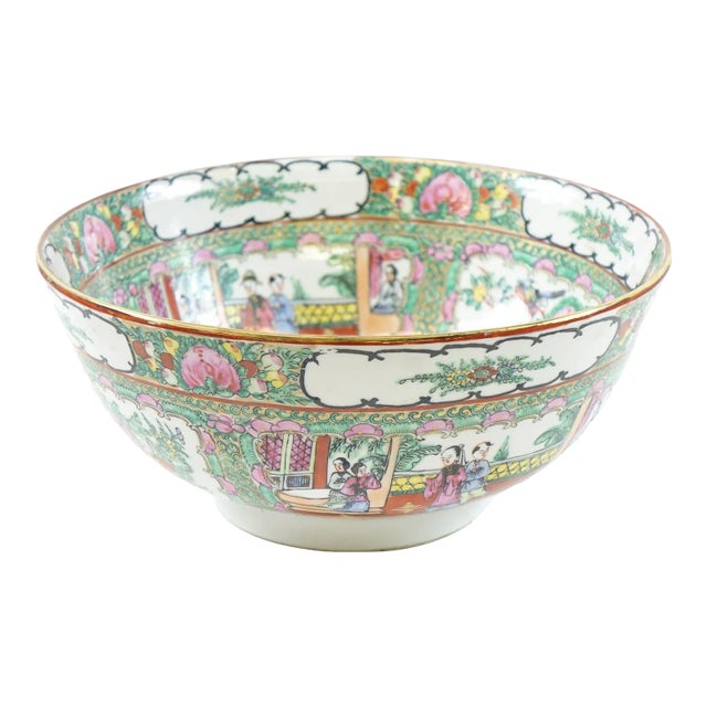 Antique Chinese Famille Rose Bowl For Sale