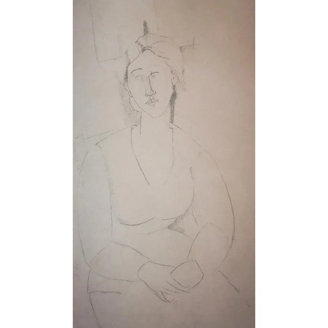 Amedeo Modigliani, Female Portrait, 1959, Lithograph For Sale - Image 7 of 12