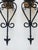 Gothic Mid Century Spanish Revival Wrought Iron Wall Sconces-a Pair For Sale - Image 3 of 13