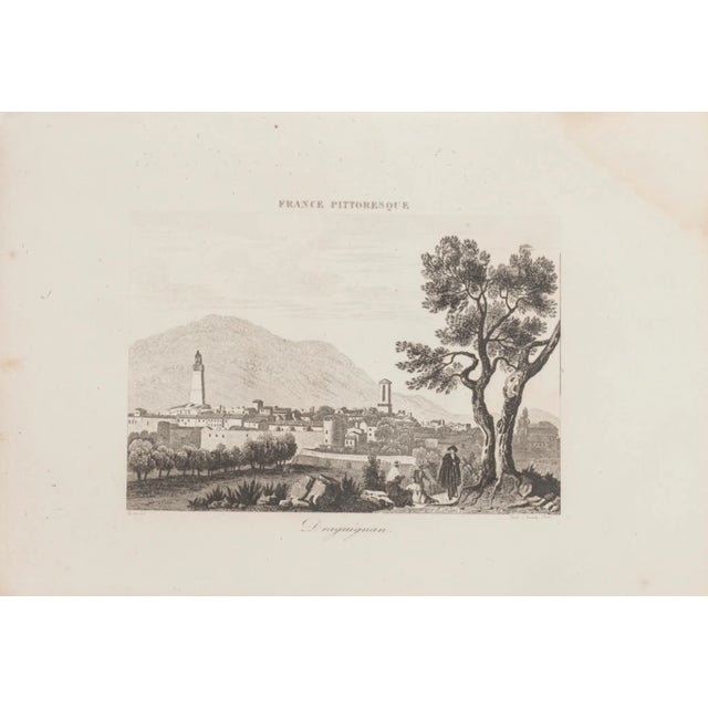 Landscape is an original lithograph on paper realized by an Anonymous artist of the XIX century. Printed in series of...