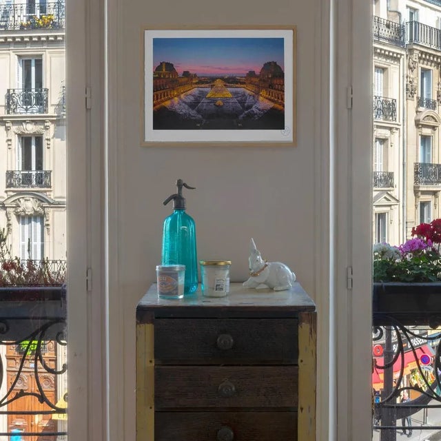 Contemporary Jr, Jr Au Louvre, March 29, 2019, 7,45 p.m., 2021, Lithograph For Sale - Image 3 of 7