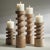 This wooden pillar candle holder is crafted from mango wood and is a perfect accent for any space. This candle holder...