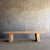 Mid-Century Modern Vintage Wood Plank Bench #7b3 For Sale - Image 3 of 9
