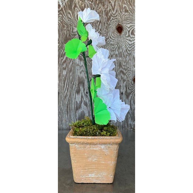 Contemporary Hand Rolled Paper Flowers For Sale - Image 9 of 9