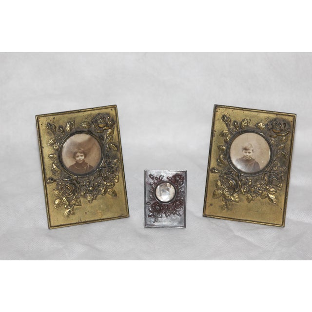 Gold Picture Frames, 1890s, Set of 3 For Sale - Image 15 of 18