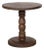 Petite French Carved Wood Side Table For Sale