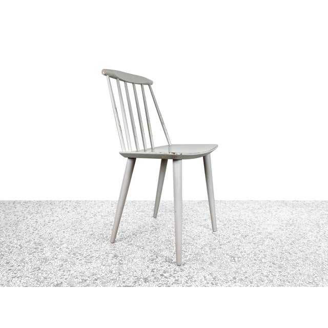 Folke Palsson J77 Dining Chair in Gray by Fdb Møbler - 1969 For Sale - Image 13 of 13