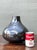 Vintage Black Textured Ceramic Vase For Sale - Image 9 of 14