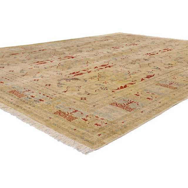 Modern Vintage Pakistani Rug - 08'10 x 11'02 For Sale - Image 3 of 11