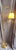 Vintage Floor Lamp with Adjustable Brass Frame and Beige Glass Shade, 1980s For Sale - Image 3 of 10