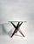 19th Century Custom Post Modern Steel Side Table in Gold Finish For Sale - Image 5 of 6