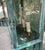 Pair of Monumental Art Deco Style Verdigris Copper & Brass Wall Lanterns For Sale In Miami - Image 6 of 16