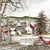 A large vintage English ironstone serving platter by Johnson Brothers in "The Friendly Village" pattern, celebrating...