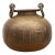 Antique Brass Rounded Kitchen Pot For Sale