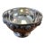 Circa 1920’s Sterling Silver Footed Bowl With Shell Boarder Marked Topazio Casquinha For Sale
