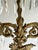 Antique Brass Victorian Couple 3 Arm Girandole Candlestick With Marble Base & Prisms For Sale - Image 4 of 17