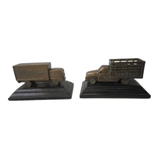 Vintage Advertising Bookends, Badcock Furniture For Sale