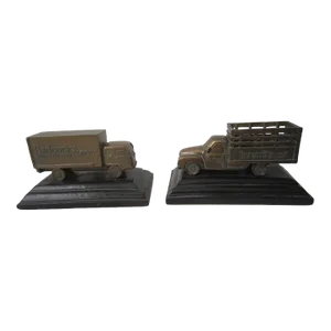Vintage Advertising Bookends, Badcock Furniture