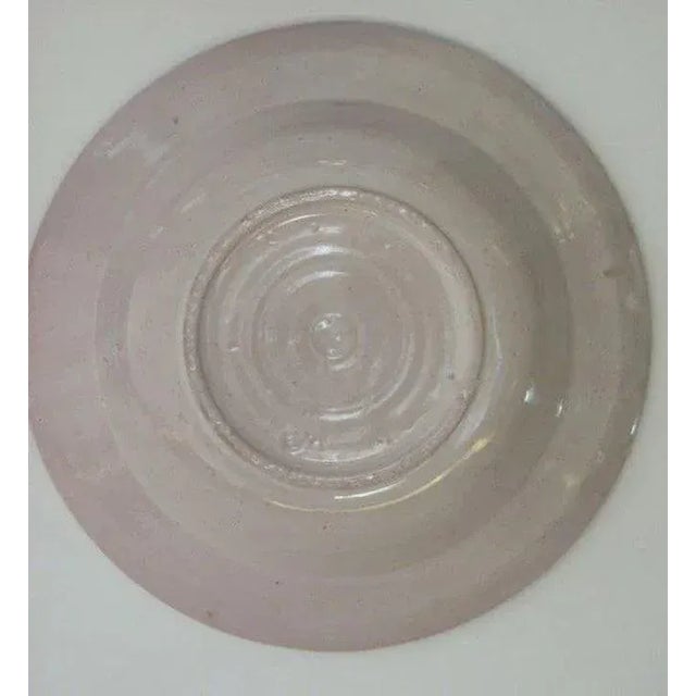 Faience Glazed French Bowls with Bird Motif - Set of 4 For Sale - Image 4 of 6