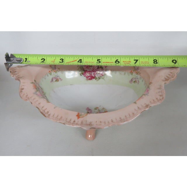 Karl IV Gold Gilt Lime and Pink Candy Bowl Porcelain Made in Austria 4662b For Sale - Image 14 of 16