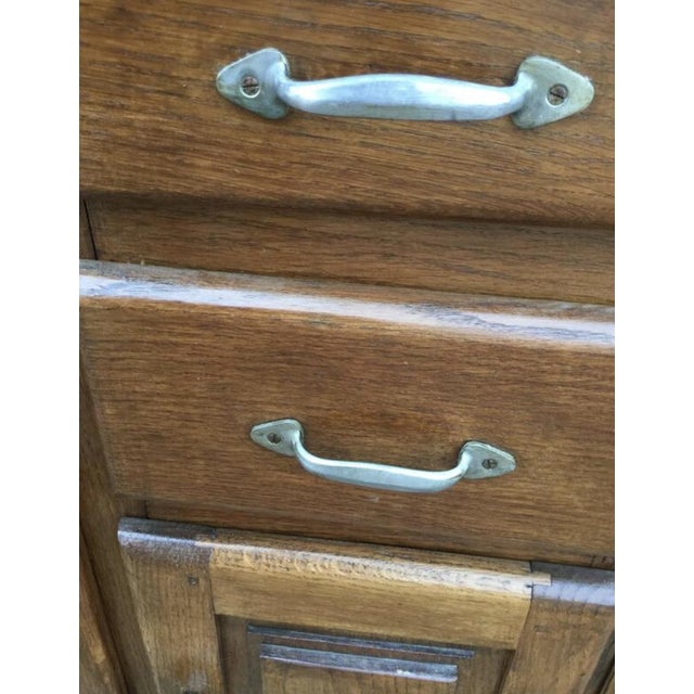 French Sideboard in Solid Oak from Mado For Sale - Image 4 of 12