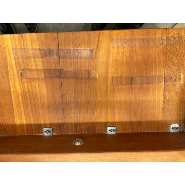 Mid-Century, Danish Modern, Teak and Oak Coffee Table by Hans Wegner, 1950s For Sale In Boston - Image 6 of 11
