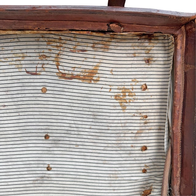 19th Century Leather Portmanteau for Dutch Oil Tycoon Sir Henri Deterding For Sale - Image 17 of 17