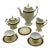 20th Century Czech Demitasse Coffee Set- 10 Pieces For Sale