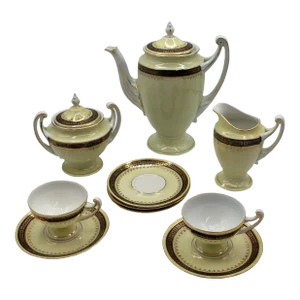 20th Century Czech Demitasse Coffee Set- 10 Pieces