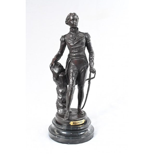 Bronze English Military Duke of Wellington Figurine, 1995 For Sale - Image 14 of 14