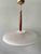 Pendant Lamp in Brass and Teak with Frosted Glass, Italy, 1980s For Sale - Image 6 of 18