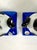 Pair of Porcelain Pug Dog Figurines on Cobalt Blue Bases, Late 19th Century For Sale - Image 18 of 18