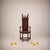 Early Medieval Carved Wooden Armchair, France, 1900s For Sale - Image 6 of 11