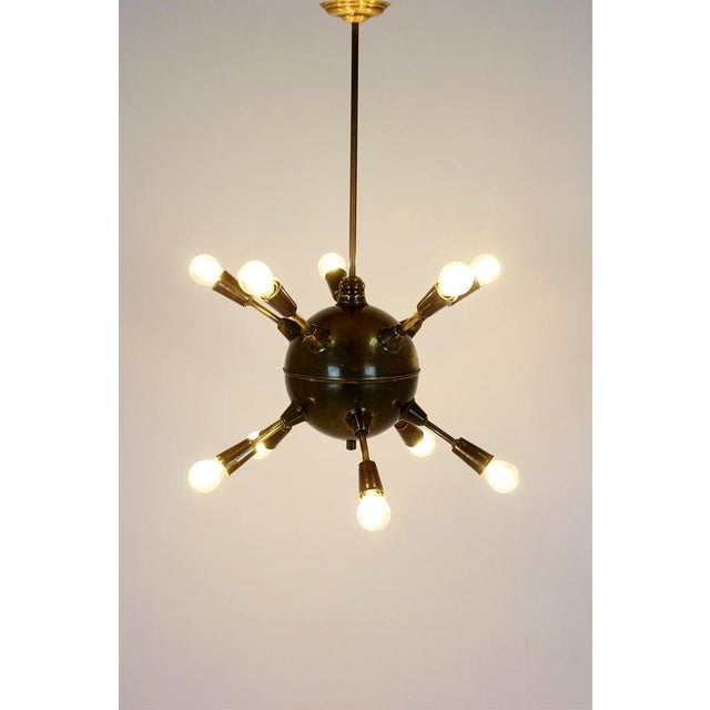 Vintage Sputnik Chandelier, 1960s For Sale - Image 13 of 17