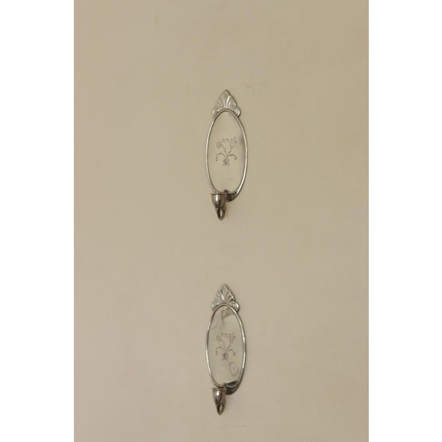 Mid-Century Swedish Pewter Sconces by Svenskt Tenn, Set of 2 For Sale - Image 10 of 15