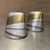 Mid-Century Modern Ben Seibel Abstract Gold Silver Brass Bookend Set For Sale - Image 10 of 10