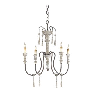 Currey & Co. Hannah Chandelier, Petite For Sale