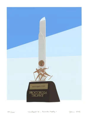 Franco Costa, Vasaloppet '88 Procordia Trophy, Serigraph, 1988