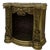 French Style Fireplace Furniture Marble Topped Gold For Sale