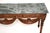 Wood Vintage Carved Walnut Console Table with Marble Top, 1930 For Sale - Image 7 of 12