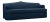 Navy Blue Aveline Sofa, Space Navy Linen For Sale - Image 8 of 8