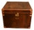 Vintage Campaign Leather Trunk For Sale