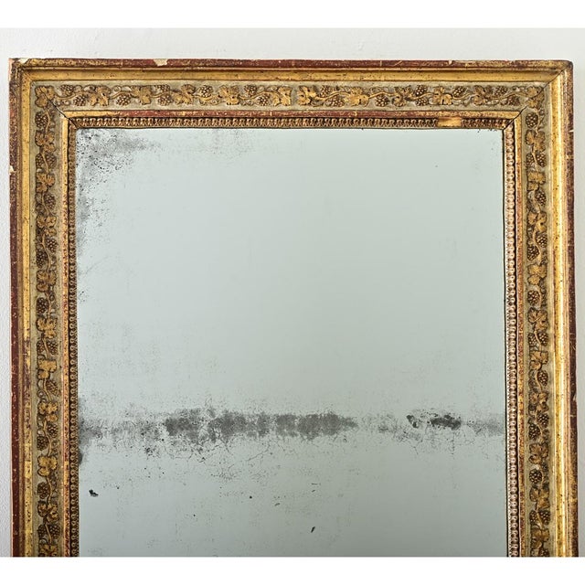 French 18th Century Gilt Bridal Mirror For Sale - Image 11 of 12