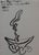 Hugh Weiss, Barque, Ink on Paper For Sale - Image 4 of 4