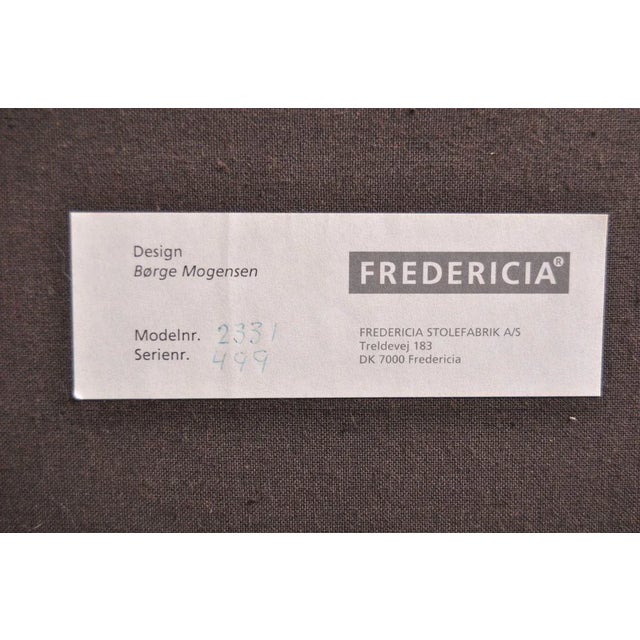 Danish Lounge Chair by Borge Mogensen for Frederica, 1960s For Sale - Image 6 of 7