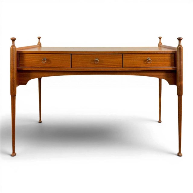 Italian Teak Desk from Fratelli Prosperio For Sale - Image 6 of 6