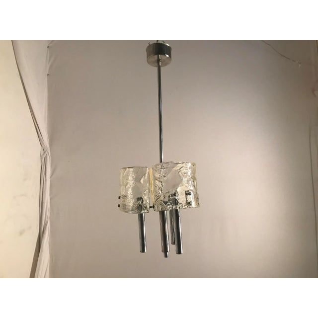 Mid-Century Murano Glass Light Pendant from Mazzega For Sale - Image 6 of 6